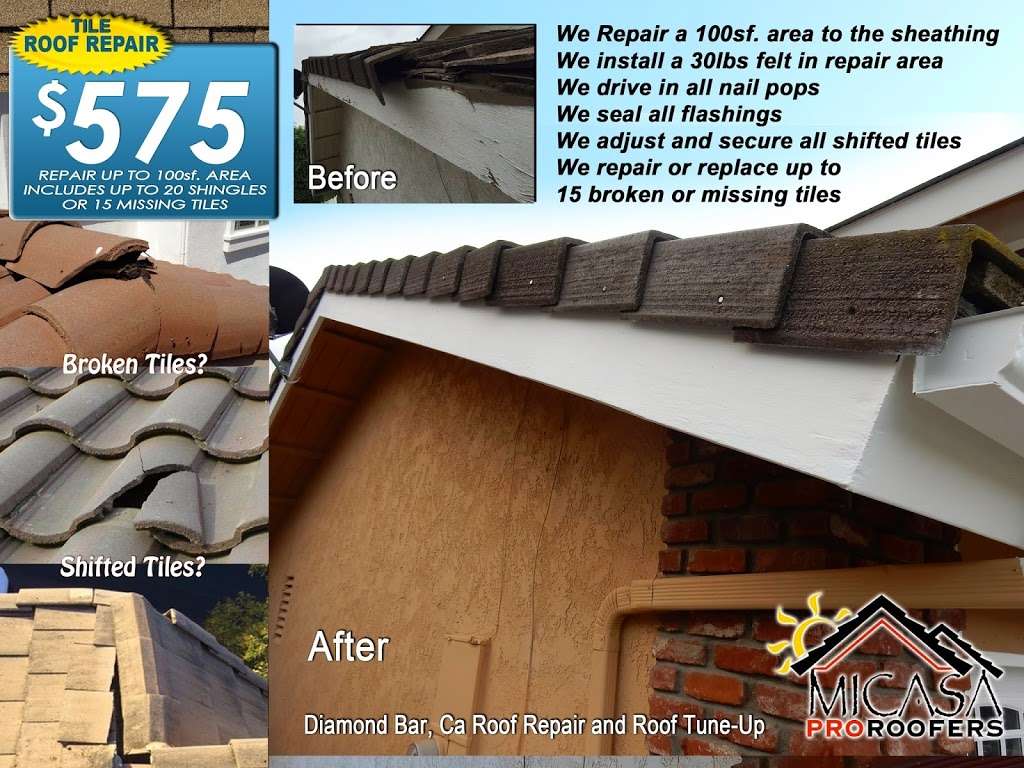 Micasa Pro Roofers | 2300 S Reservoir St #117, Pomona, CA 91766, USA | Phone: (909) 833-0591