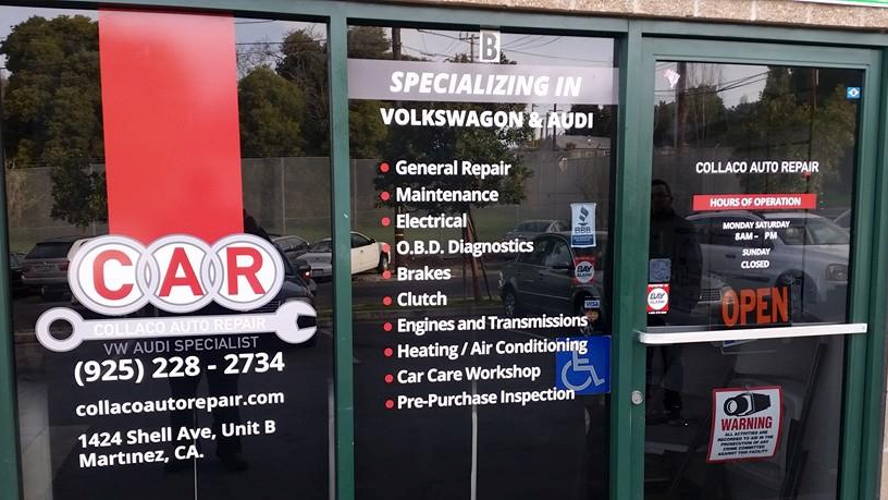 Collaco Auto Repair | 1424 Shell Ave Unit B, Martinez, CA 94553, USA | Phone: (925) 228-2734