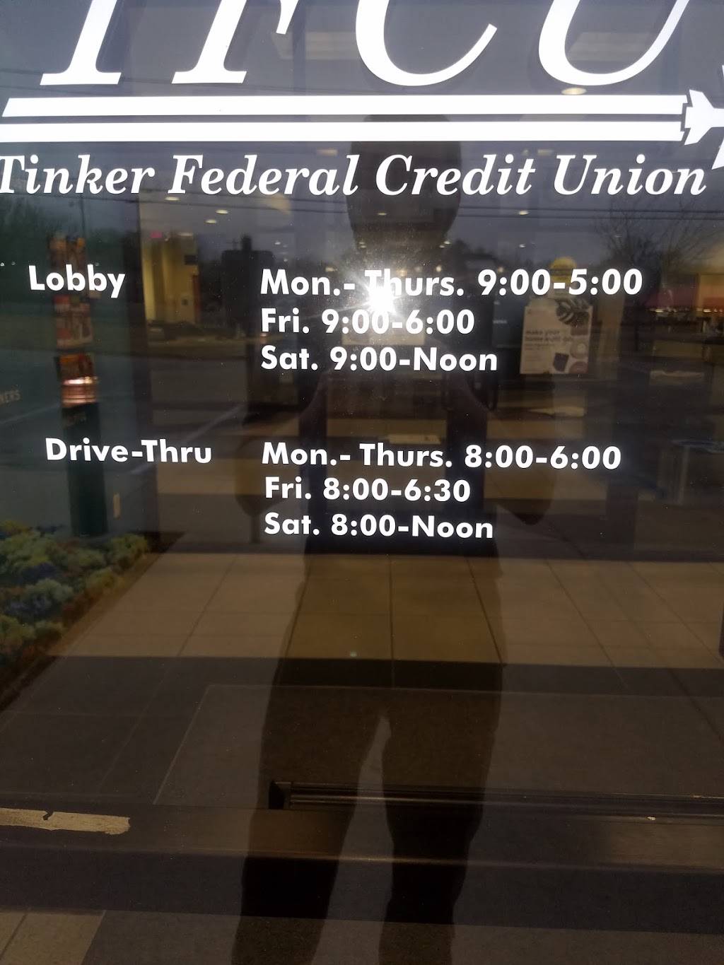 Tinker Federal Credit Union | 1401 S Post Rd, Midwest City, OK 73130, USA | Phone: (405) 732-0324