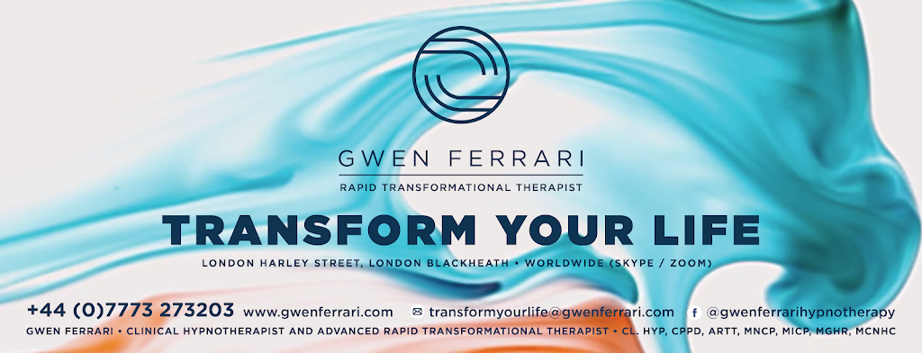 Gwen Ferrari Rapid Transformational Therapist | Dartmouth Hill, Blackheath, London SE10 8AJ, UK | Phone: 07773 273203