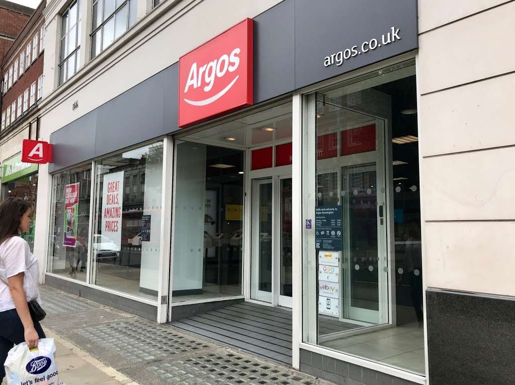 Argos Kensington | 166 Kensington High St, Kensington, London W8 7RG, UK | Phone: 0345 165 7024