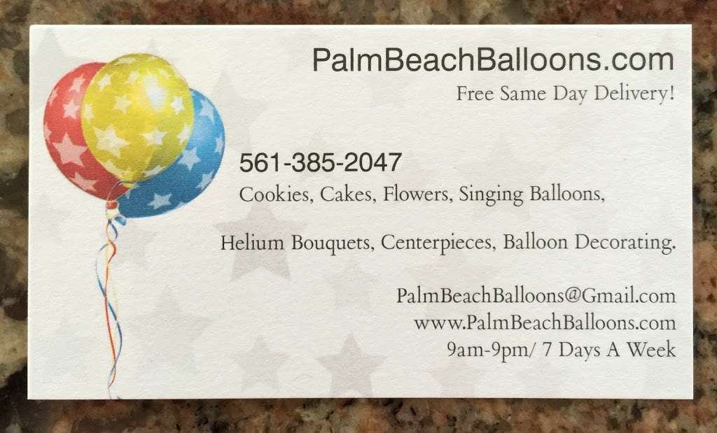 PartyTimeBalloons and Bakery! | 8353 Marsala Way, Boynton Beach, FL 33472, USA | Phone: (561) 247-1680