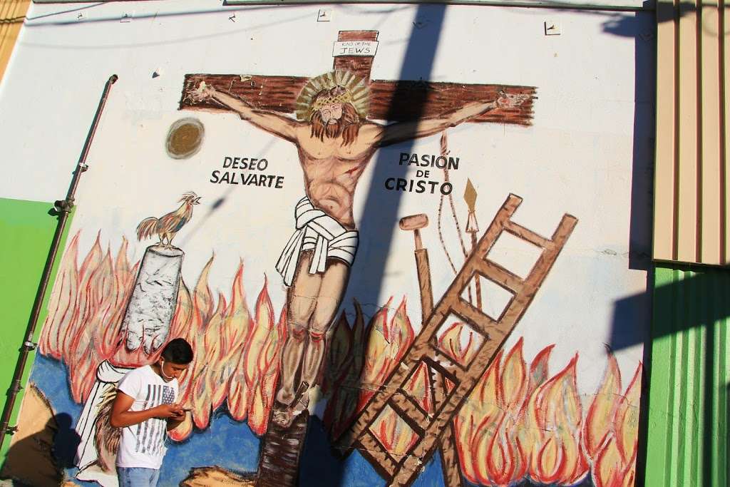 Jesus mural, Pasion de Cristo | 1455 W 3rd St, Los Angeles, CA 90017, USA