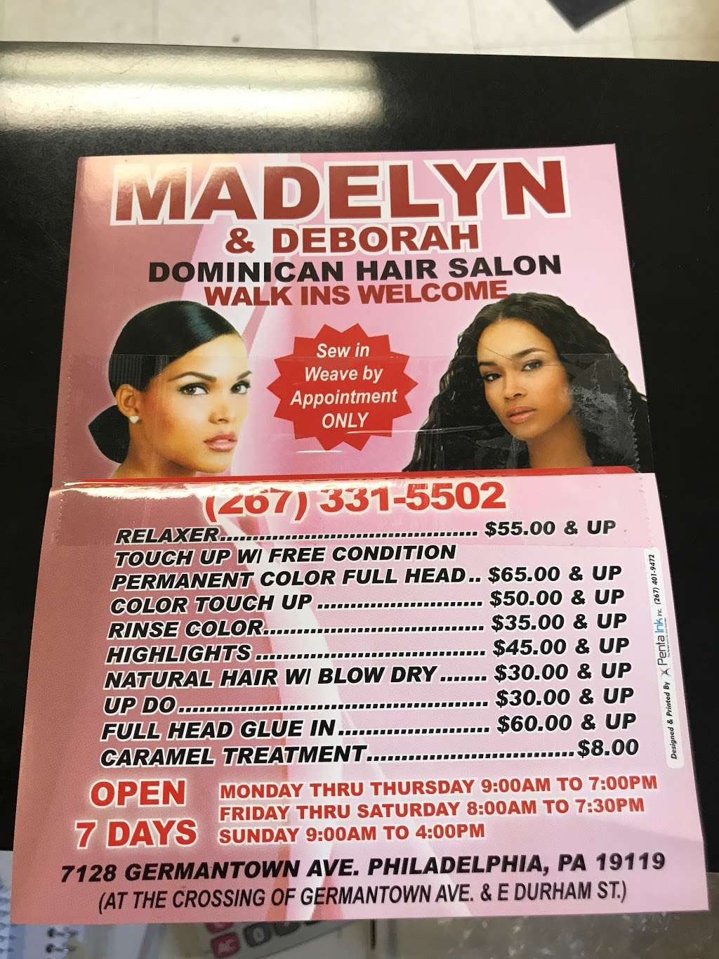 Madelyn & Deborah Dominican Hair Salon | 7128 Germantown Ave, Philadelphia, PA 19119, USA | Phone: (267) 331-5502