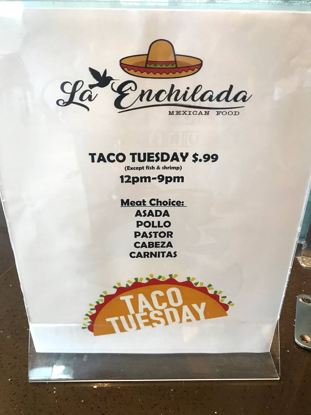 La Enchilada Mexican Food | 2575 Via Campo, Montebello, CA 90640, USA | Phone: (323) 838-9888