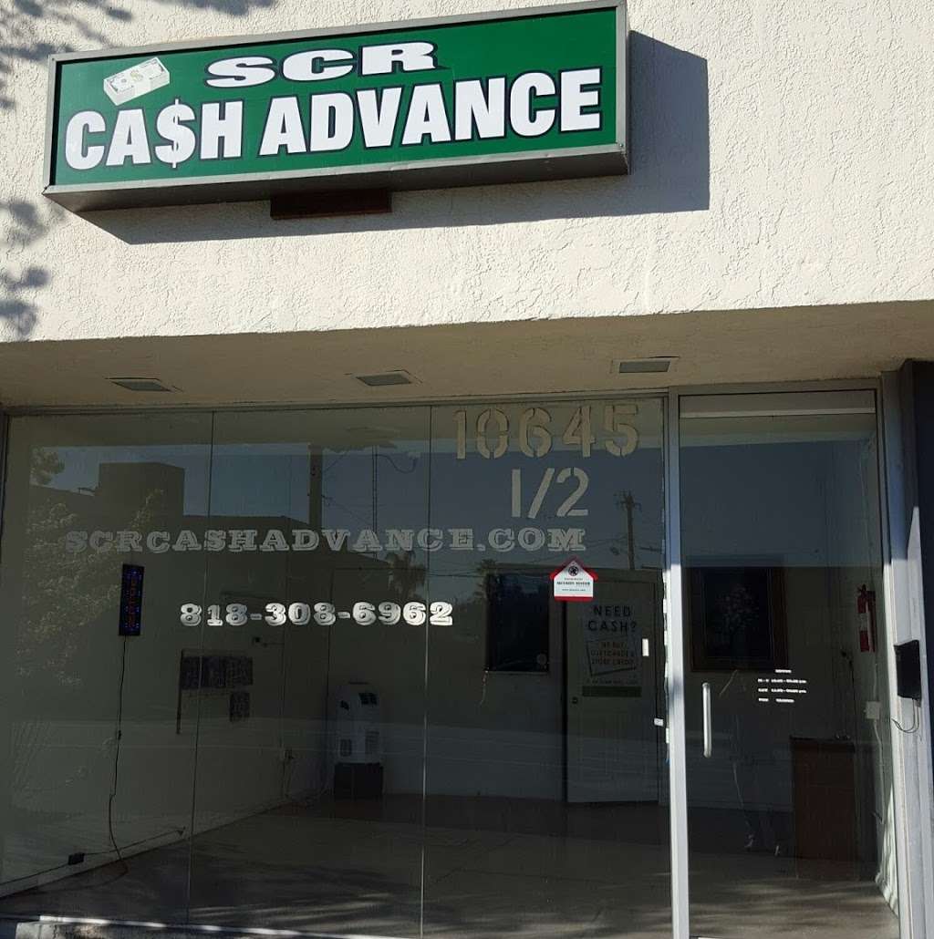 SCR CASH ADVANCE MAILBOX & PROCESS SERVER& | 10645 Burbank Blvd, North Hollywood, CA 91601, USA | Phone: (818) 308-6962