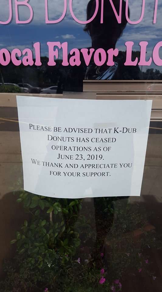 K-Dub Donuts | 4915 Richmond Tappahannock Hwy suite d, Aylett, VA 23009, USA