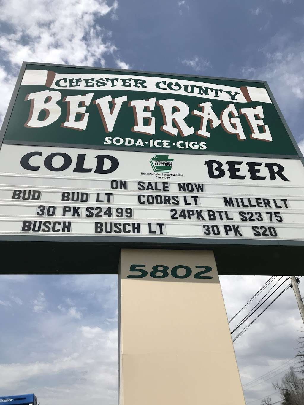 Chester County Beverage | 1845, 5802 W Lincoln Hwy, Parkesburg, PA 19365 | Phone: (717) 442-1164