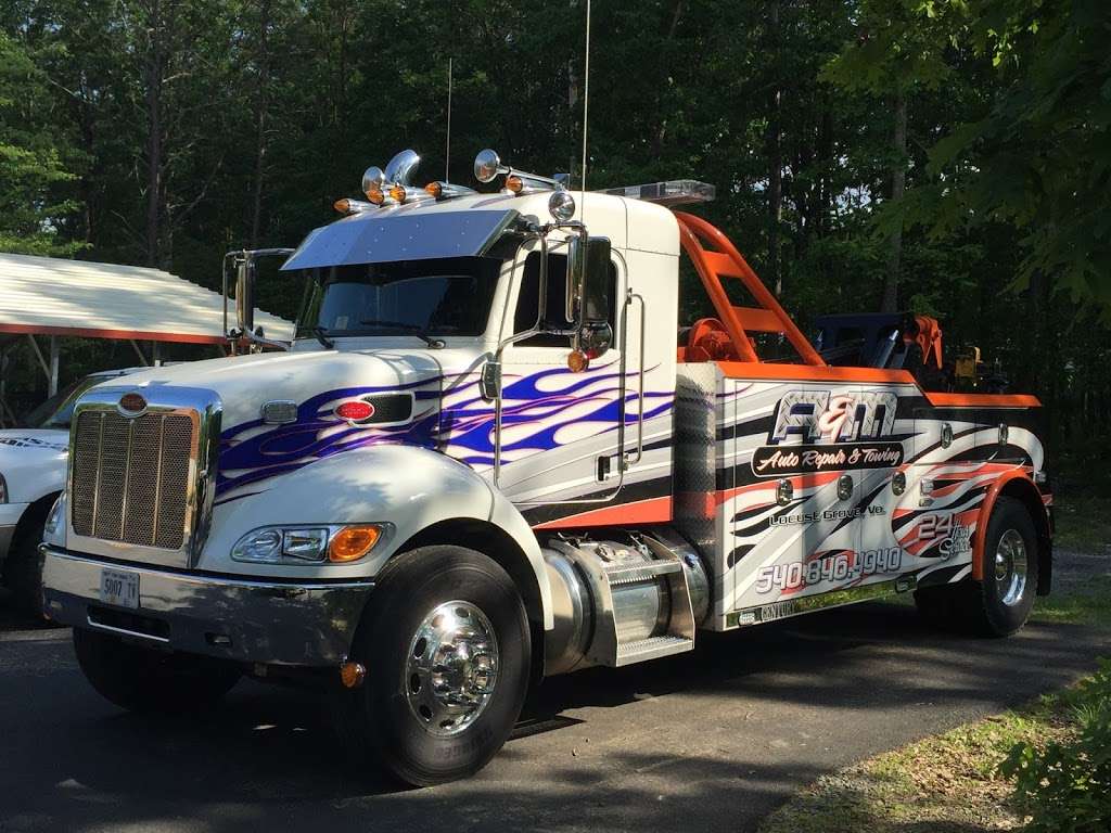 A&M Repair Shop & Towing | 8475 Gold Dale Rd, Locust Grove, VA 22508, USA | Phone: (540) 846-4940