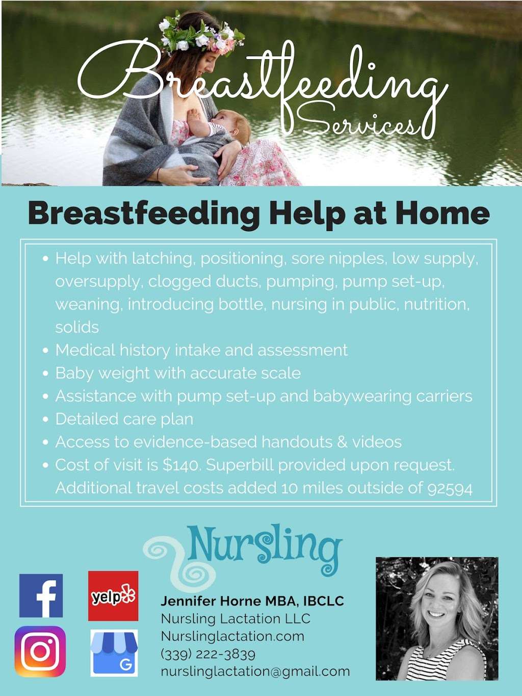 Nursling Lactation - IBCLC Lactation Consultant | 40 Langford Ln, Ladera Ranch, CA 92694 | Phone: (339) 222-3839