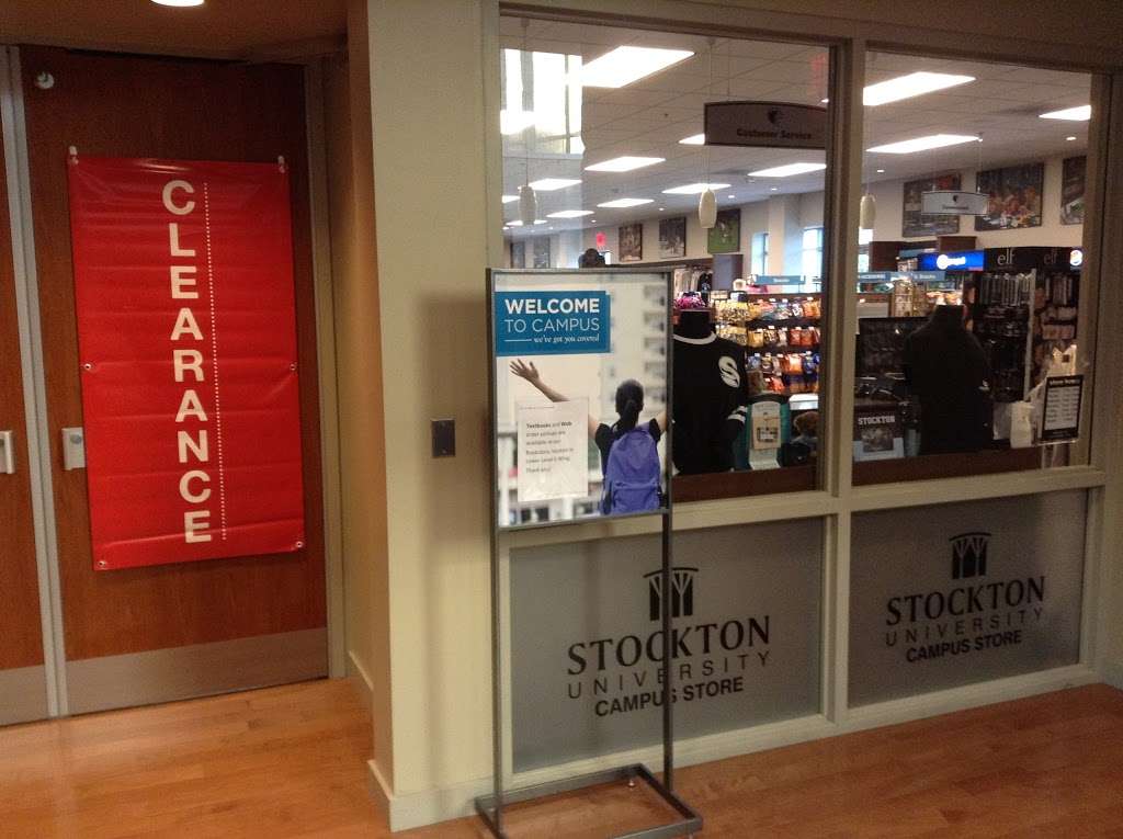 Stockton University Bookstore | 101 Vera King Farris Dr, Galloway, NJ 08205 | Phone: (609) 652-4357