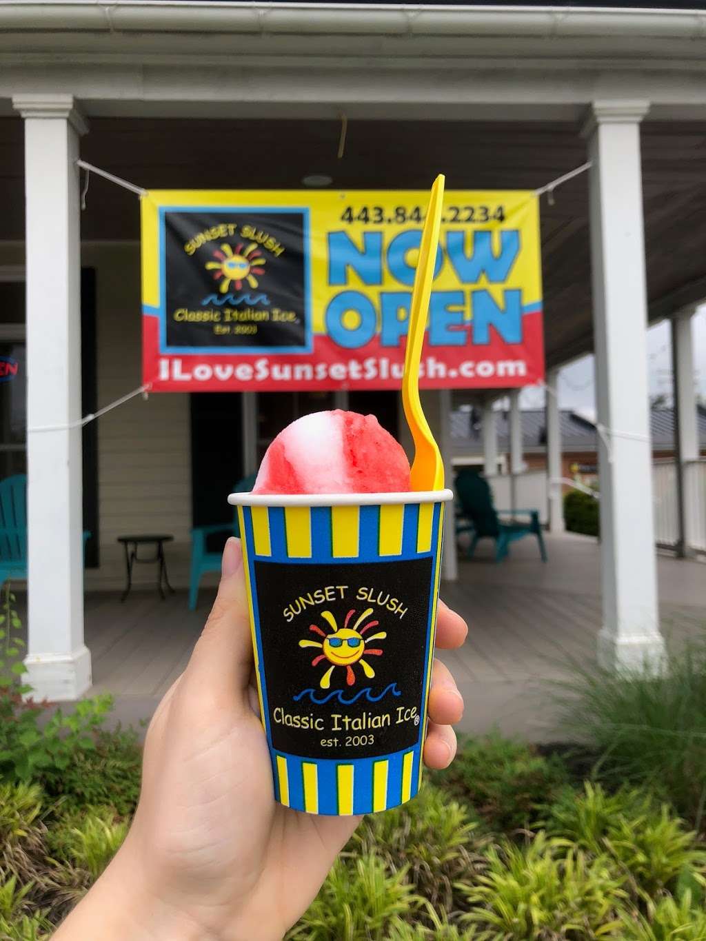 Sunset Slush of Glyndon | 4825 Butler Rd, Glyndon, MD 21071, USA | Phone: (443) 844-2234