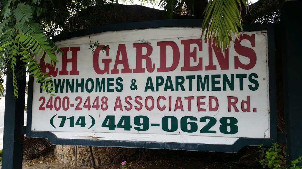 Qh Gardens | 2400 Associated Rd, Fullerton, CA 92835, USA | Phone: (714) 449-0628