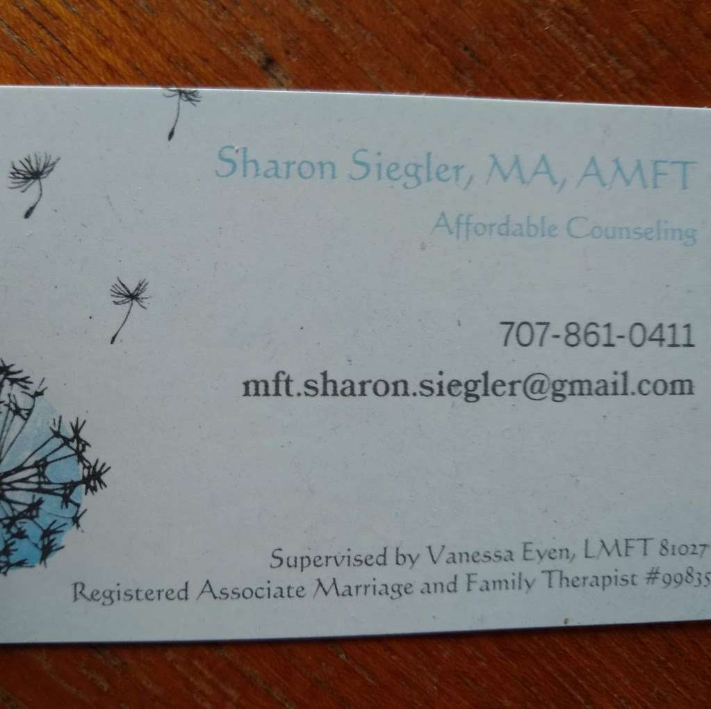 Sharon Siegler | 7765 Healdsburg Ave Suite 13, Sebastopol, CA 95472, USA | Phone: (707) 861-0411