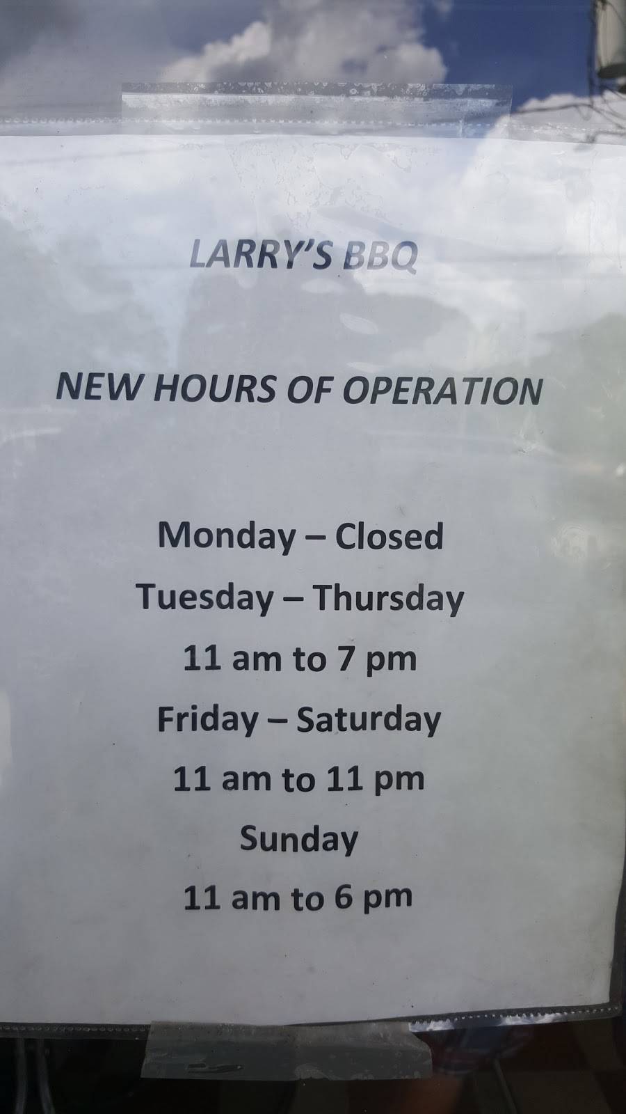 Larrys Bar-B-Que | 1269 Edgewood Ave W, Jacksonville, FL 32208, USA | Phone: (904) 329-4245