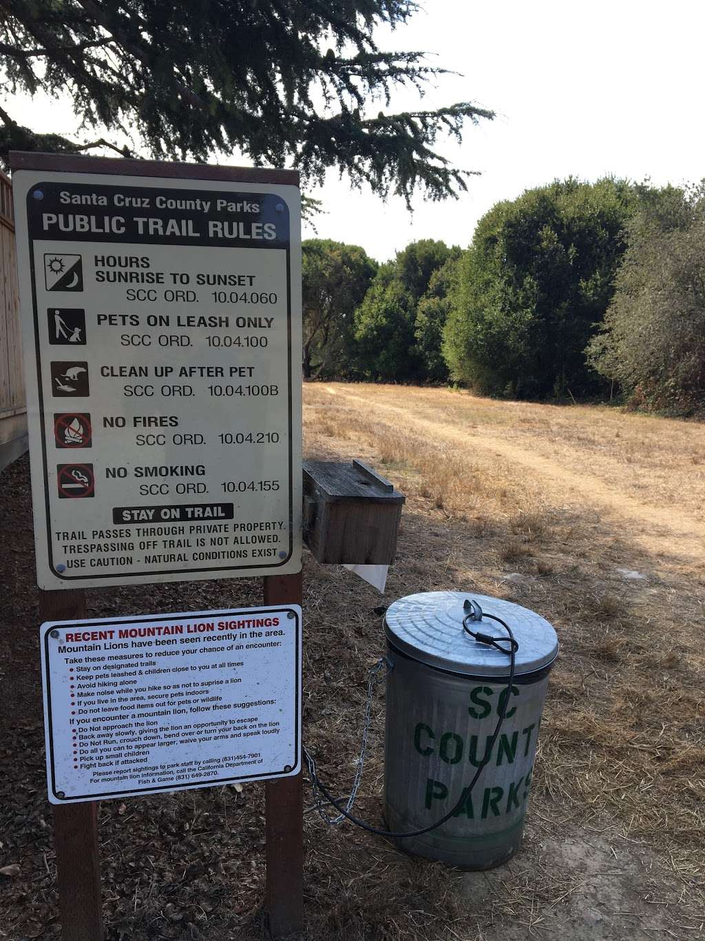 Charmichael Trailhead | Aptos, CA 95003