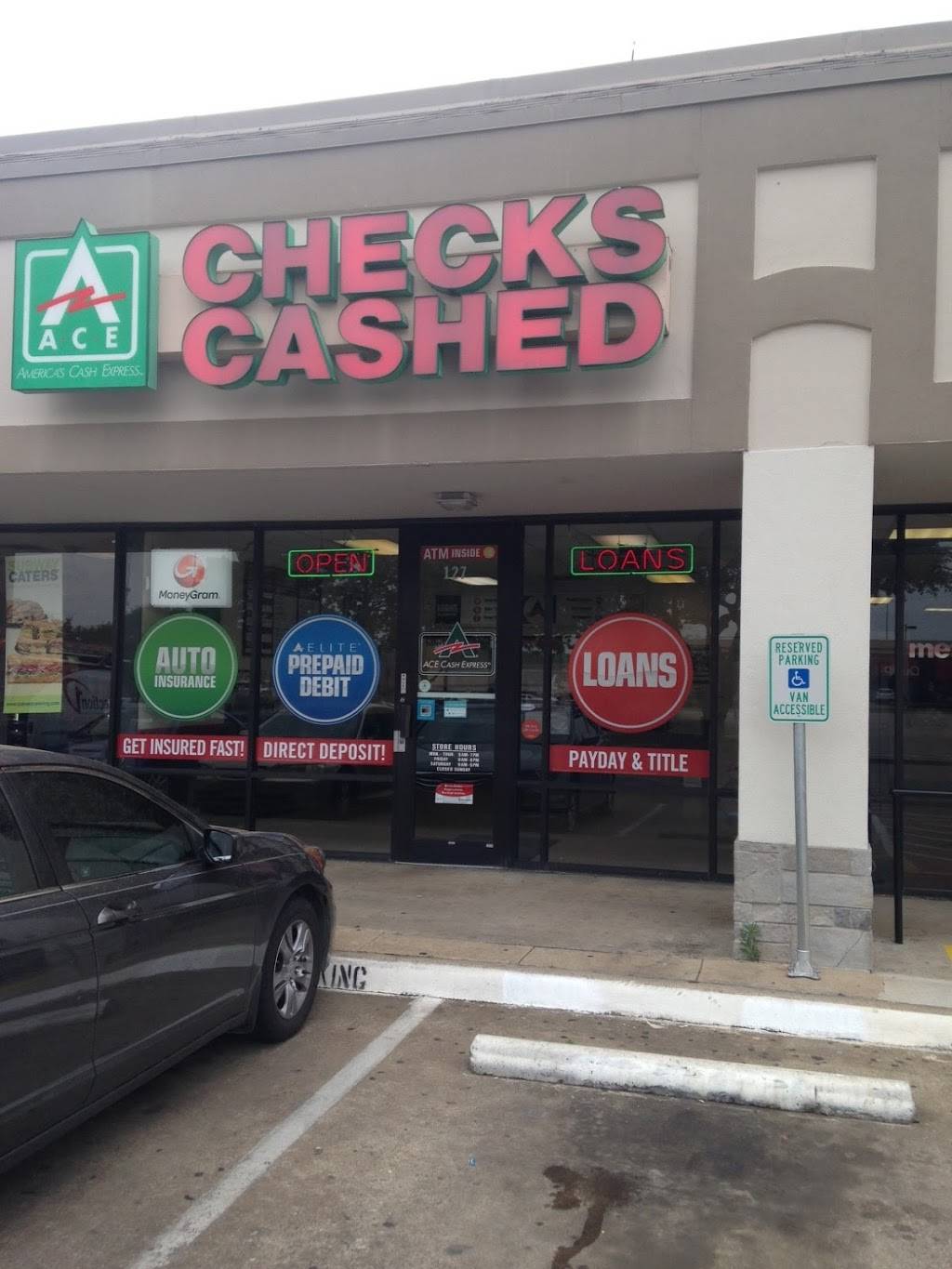 ACE Cash Express - ATM | 4801 Little Rd Ste 127, Arlington, TX 76017 | Phone: (817) 563-1437