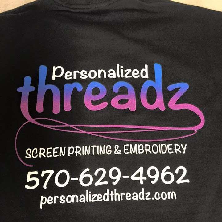 Personalized Threadz | 2825 PA-115, Effort, PA 18330, USA | Phone: (570) 629-4962
