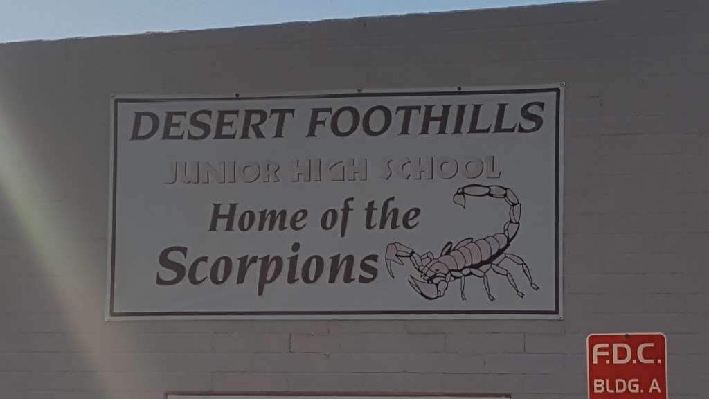 Desert Foothills Jr High School | 3333 W Banff Ln, Phoenix, AZ 85053, USA | Phone: (602) 896-5500