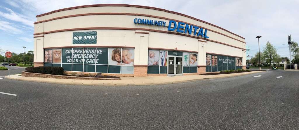 Community Dental of Sicklerville | 513 Berlin - Cross Keys Rd, Sicklerville, NJ 08081, USA | Phone: (856) 818-9710