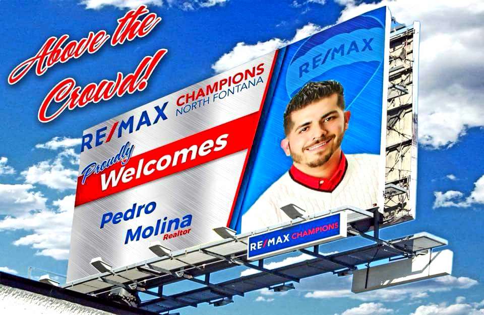 Pedro Molina - RE/MAX Champions | 15264 Summit Ave #B, Fontana, CA 92336, USA | Phone: (909) 300-5123