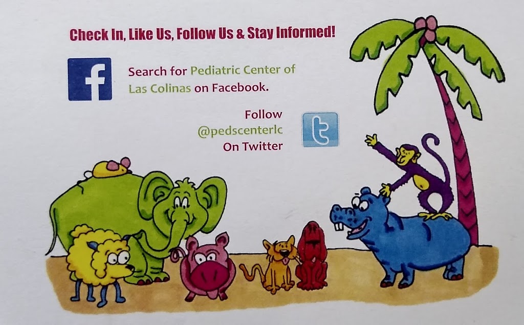 PEDIATRIC CENTER OF LAS COLINAS | 7200 State Hwy 161 #350, Irving, TX 75039, USA | Phone: (972) 401-0700