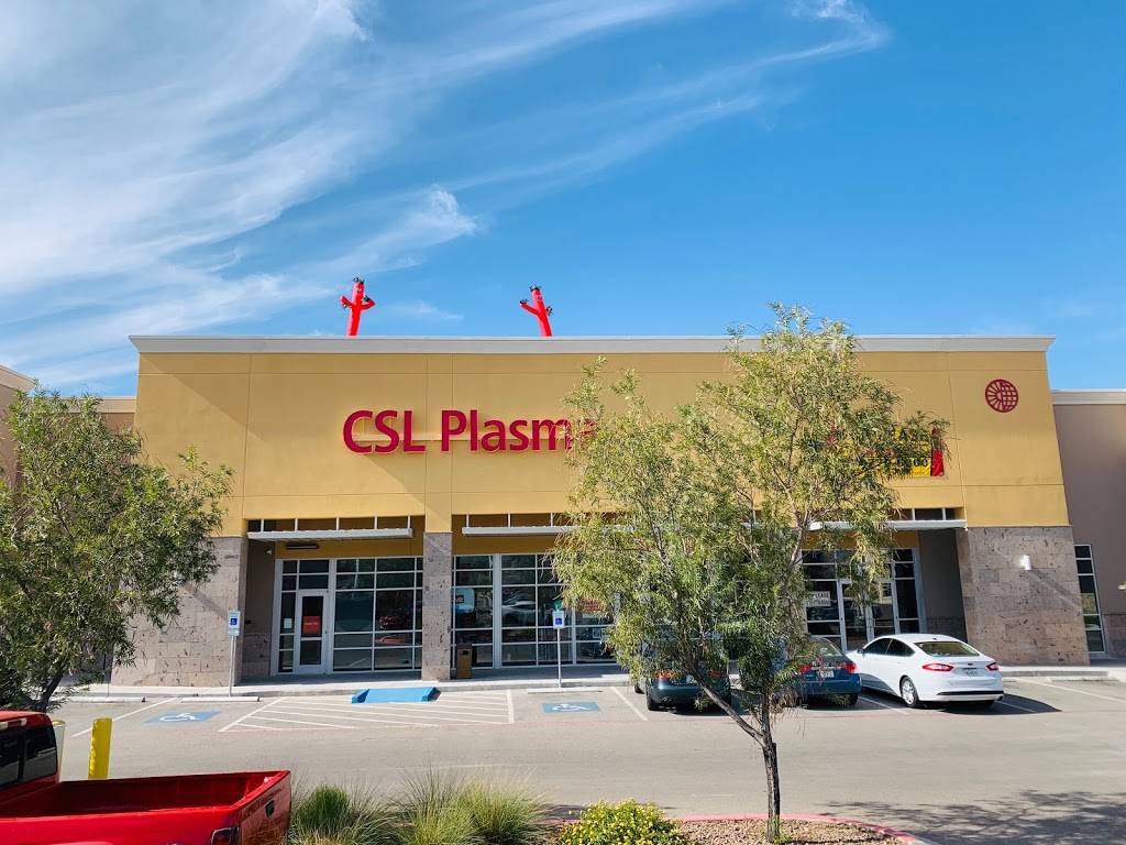 CSL Plasma | 6351 Desert Blvd Suite #212b, El Paso, TX 79932, USA | Phone: (915) 226-0080