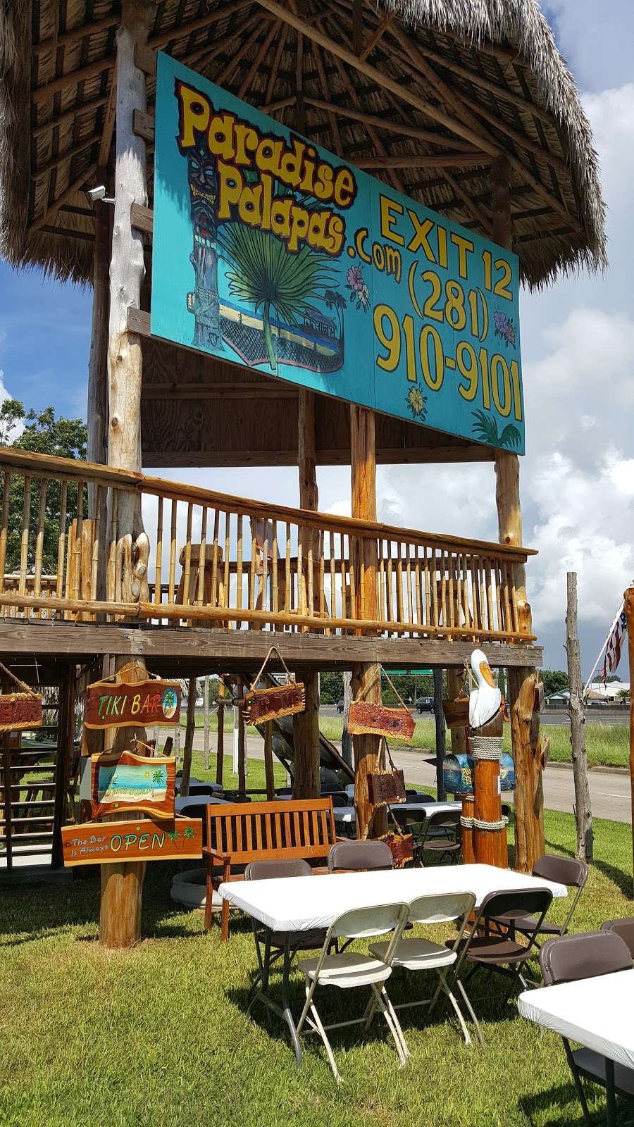 Paradise Palapas - Tiki Huts & Outdoor Furniture | 701 Newman Rd, La Marque, TX 77568, USA | Phone: (281) 910-9101