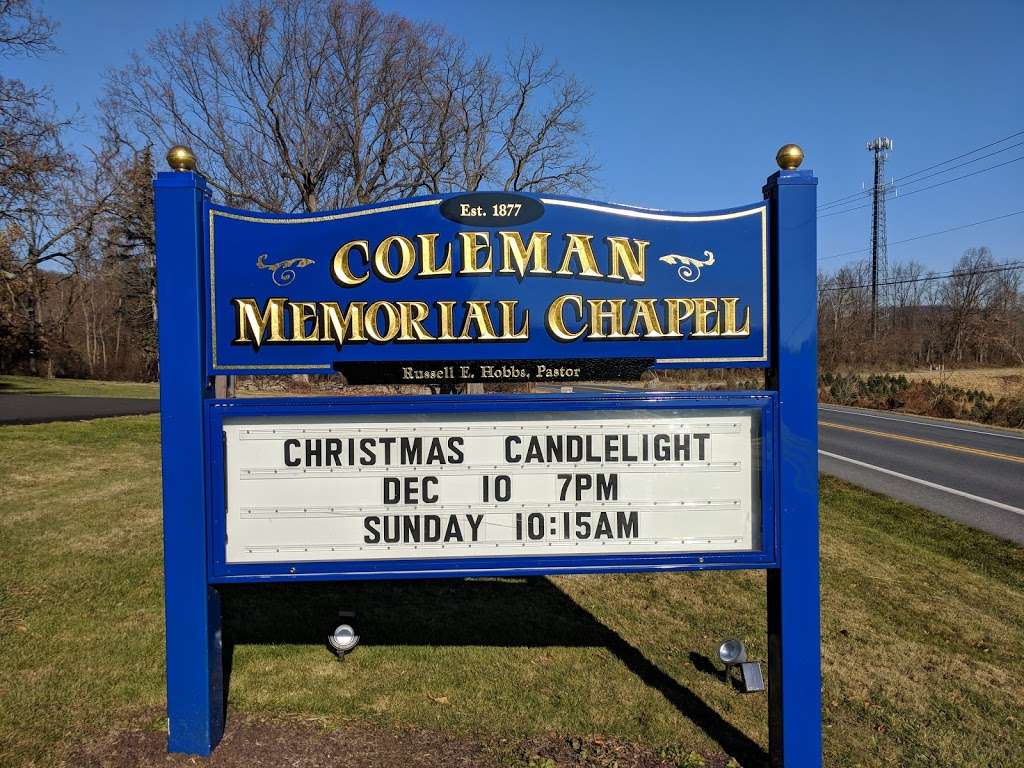 Coleman Memorial Chapel | 1980 Furnace Hills Pike, Lititz, PA 17543, USA | Phone: (717) 626-6933