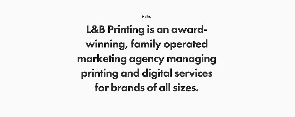 L&B Printing, Inc. | 185 Industrial Pkwy unit h, Branchburg, NJ 08876, USA | Phone: (908) 232-7770