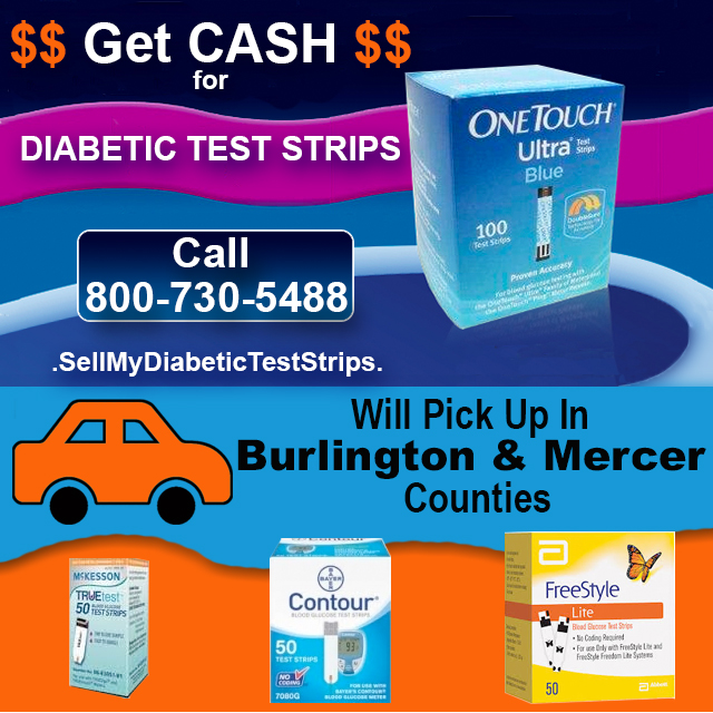 SellMyDiabeticTestStrips | 11 N Colonial Dr, Bordentown, NJ 08505, USA | Phone: (800) 730-5488