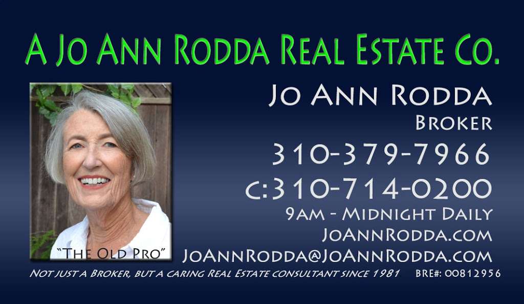 A Jo Ann Rodda Real Estate | 1304 10th St, Manhattan Beach, CA 90266, USA | Phone: (310) 379-7966