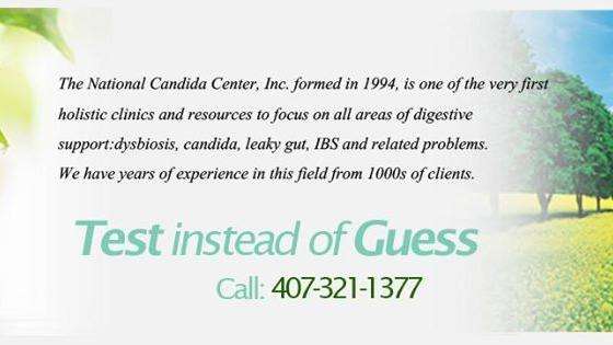 National Candida Center | 101 Crystal View S, Sanford, FL 32773 | Phone: (407) 321-1377