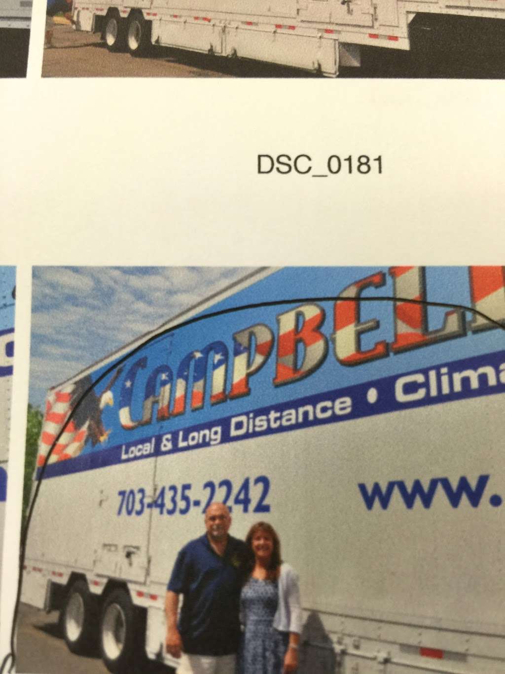 Campbell Moving, Inc. | 22825 Davis Dr #120, Sterling, VA 20164 | Phone: (703) 435-2242