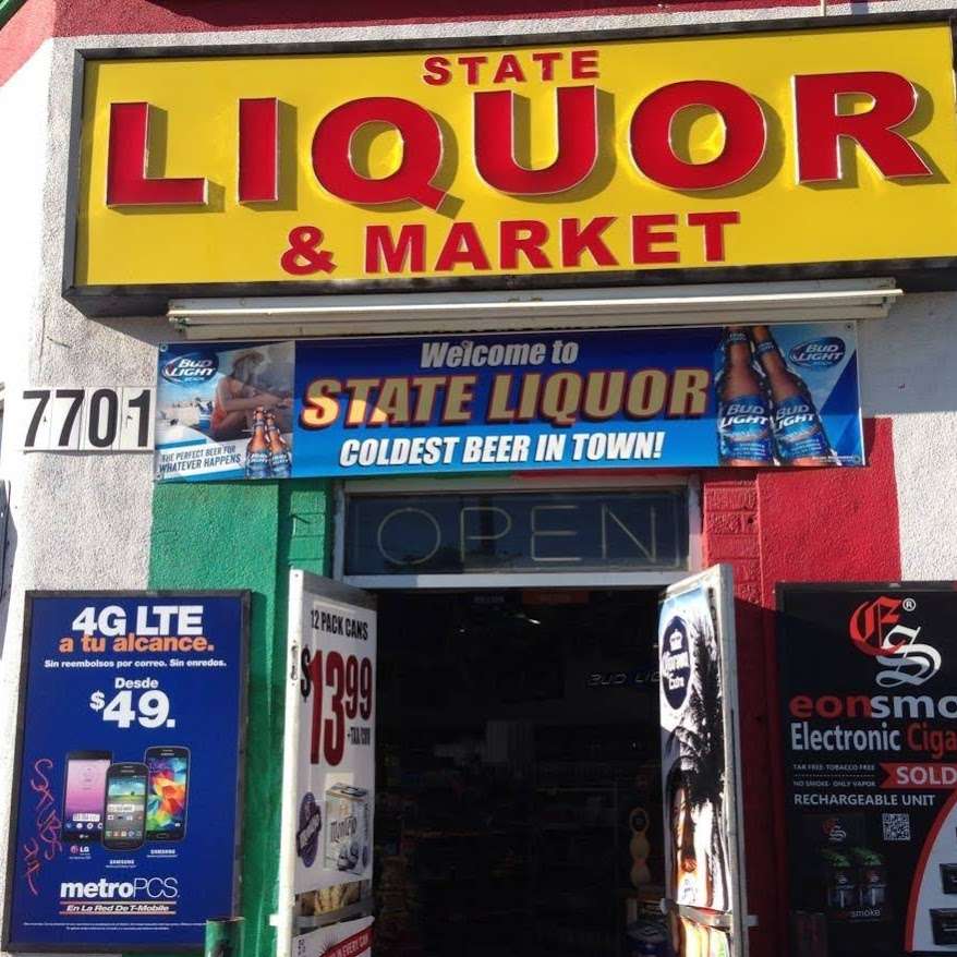 State Liquor & Market | 7701 State St, Huntington Park, CA 90255, USA | Phone: (323) 585-5160