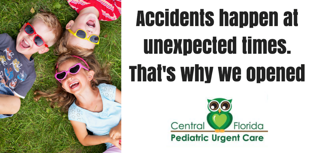 Central Florida Pediatric Urgent Care | 425 S Hunt Club Blvd #1001, Apopka, FL 32703 | Phone: (407) 865-6564