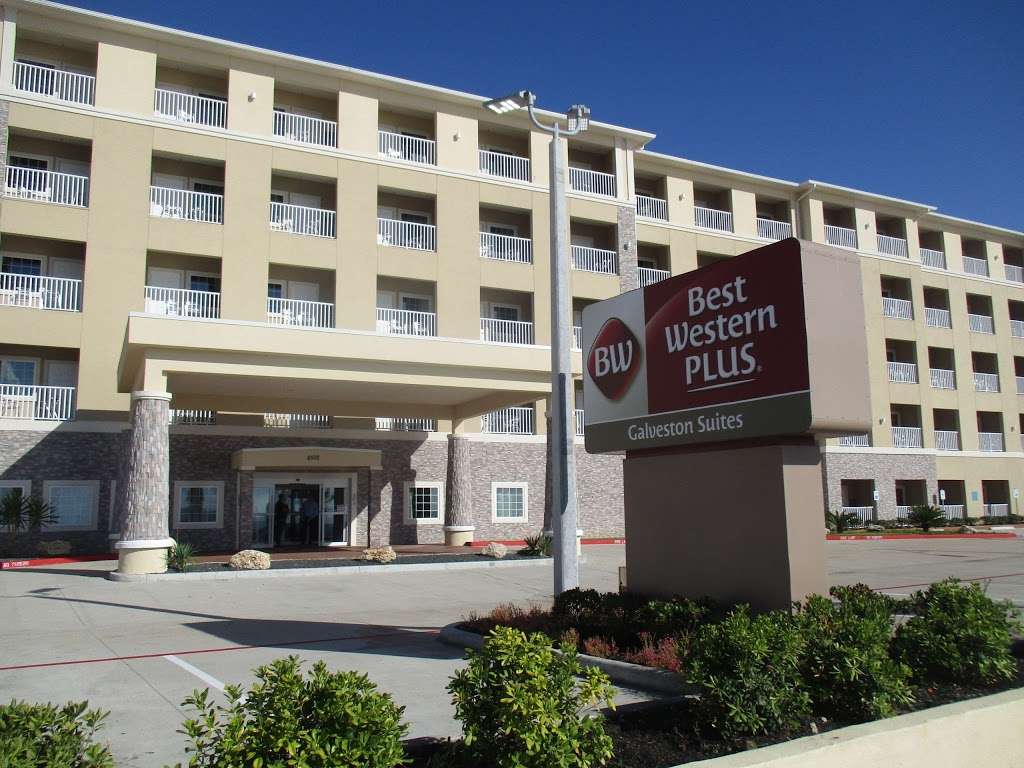 Best Western Plus Galveston Suites | 8502 Seawall Blvd, Galveston, TX 77554, USA | Phone: (409) 740-4300