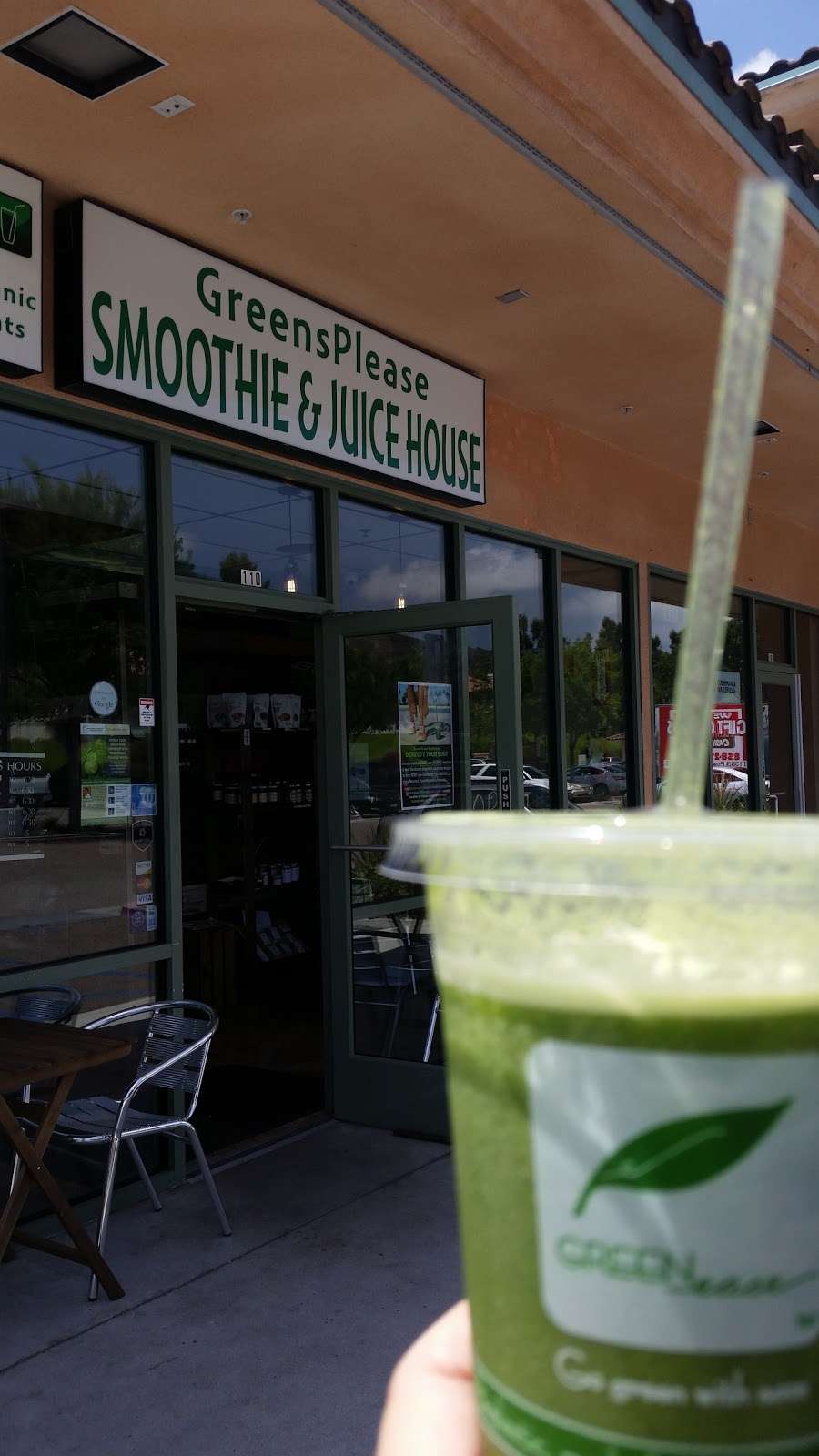 GreensPlease Plant Based Smoothies & Clean Eats | 12202 Poway Rd #100, Poway, CA 92064, USA | Phone: (858) 842-1001