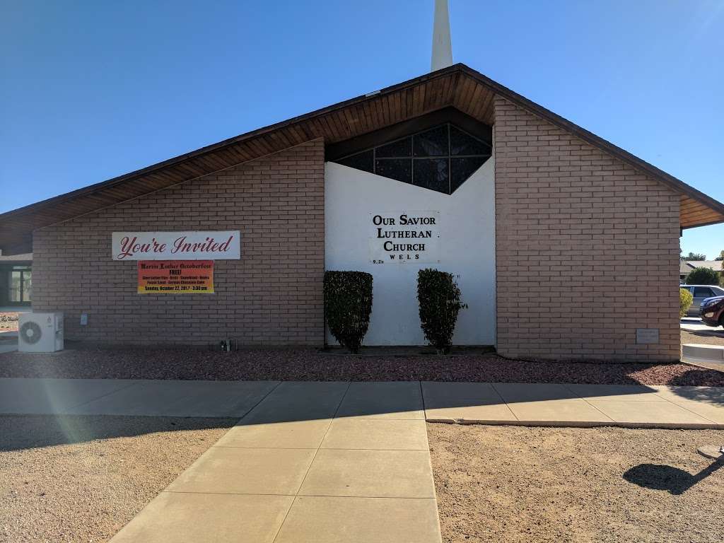 Our Savior Ev Lutheran Church | 9925 N 103rd Ave, Sun City, AZ 85351, USA | Phone: (623) 977-2872