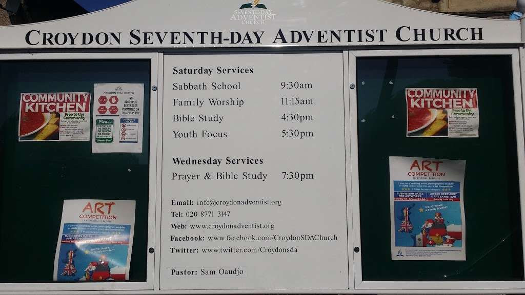 Croydon Seventh-day Adventist Church | 95 Selhurst Rd, London SE25 6LH, UK | Phone: 020 8771 3147