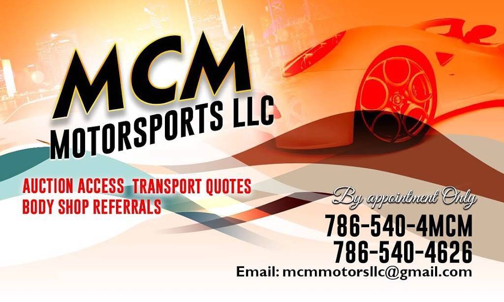 MCM Motorsports LLC | 12958 NW 42nd Ave #96, Opa-locka, FL 33054, USA | Phone: (786) 540-4626