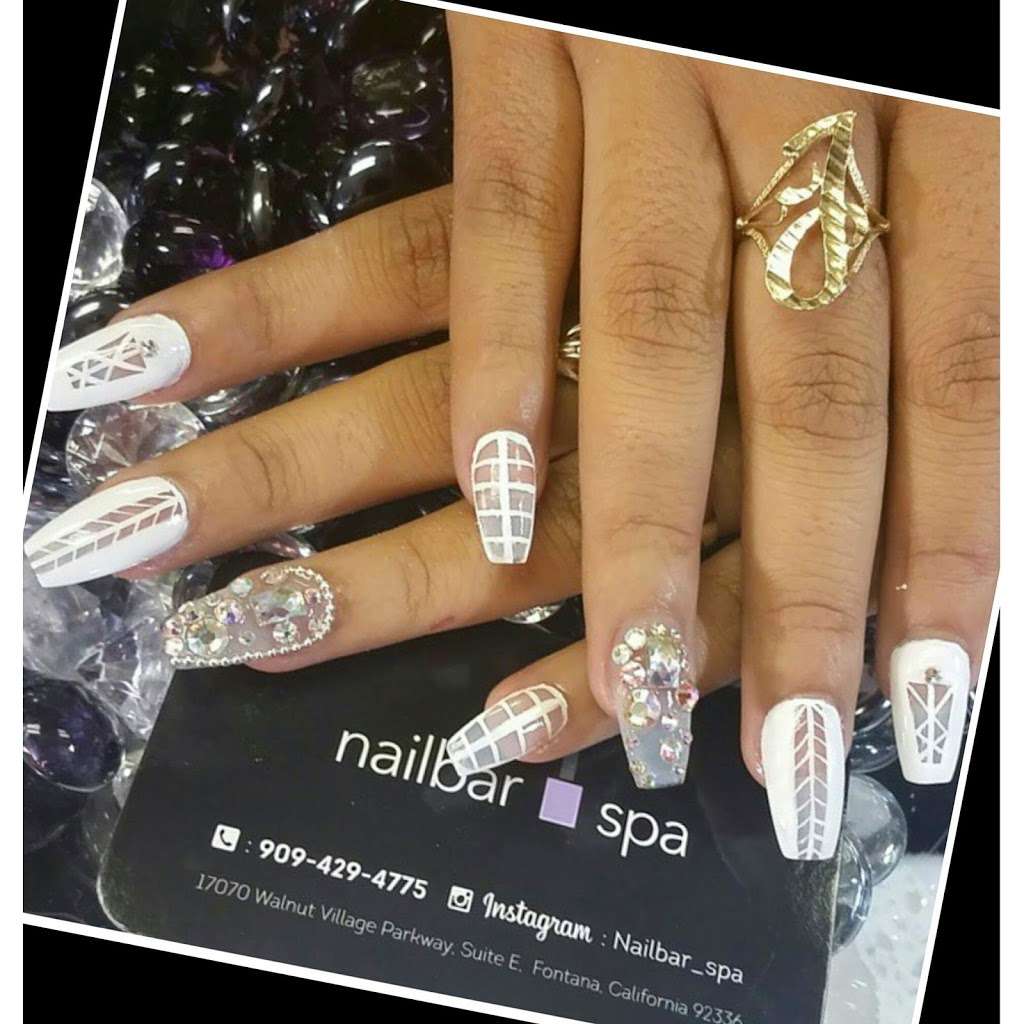 NailBar & Spa | 17070 Walnut Village Pkwy, Fontana, CA 92336, USA | Phone: (909) 429-4775