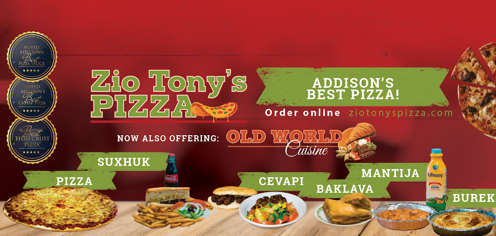 Zio Tonys Pizza | 613 W Lake St, Addison, IL 60101 | Phone: (630) 628-7885