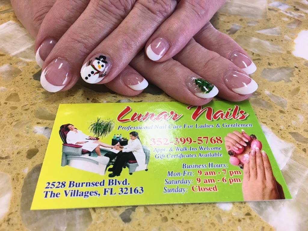 Lunar Nails | 2528 Burnsed Blvd, The Villages, FL 32163, USA | Phone: (352) 399-5768