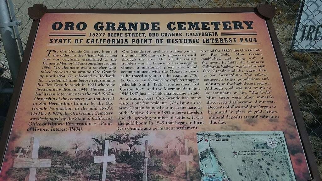 Rodigues Cemetery | Oro Grande, CA 92368, USA