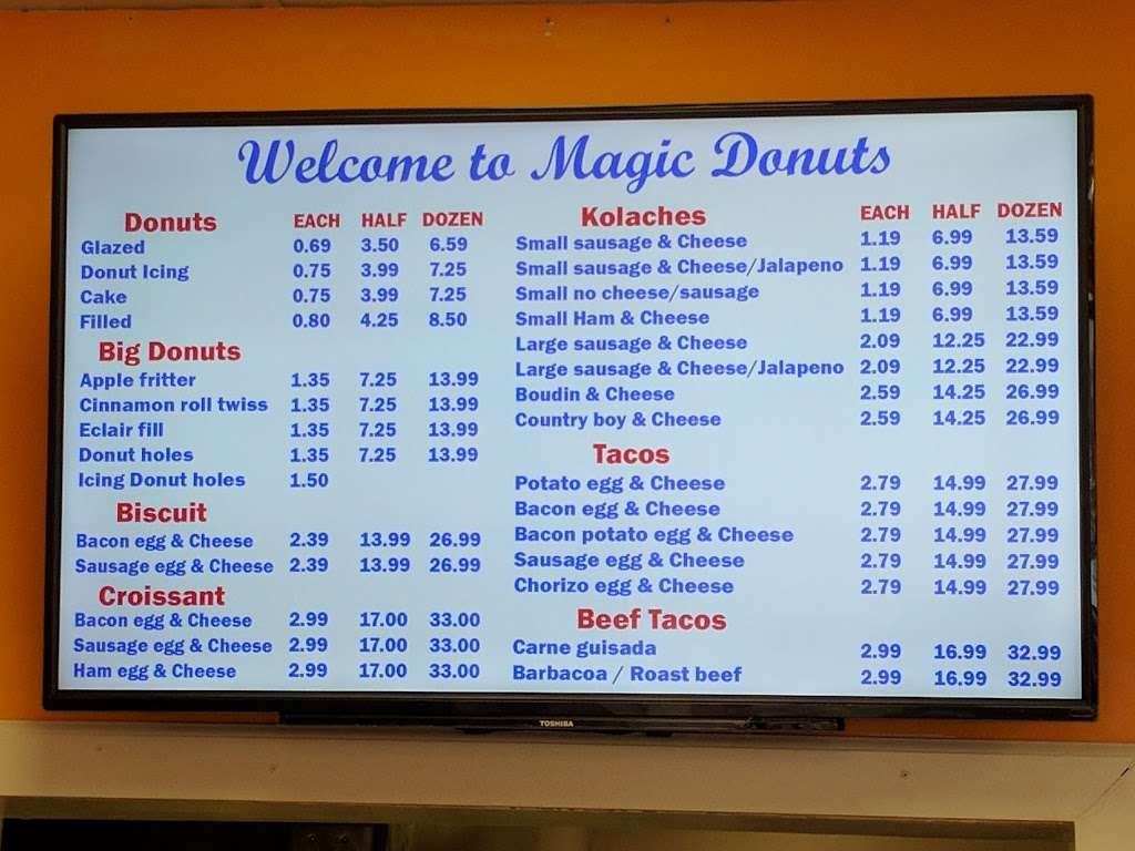 Magic Donuts | 18002 Huffmeister Rd, Cypress, TX 77429, USA | Phone: (281) 256-0849