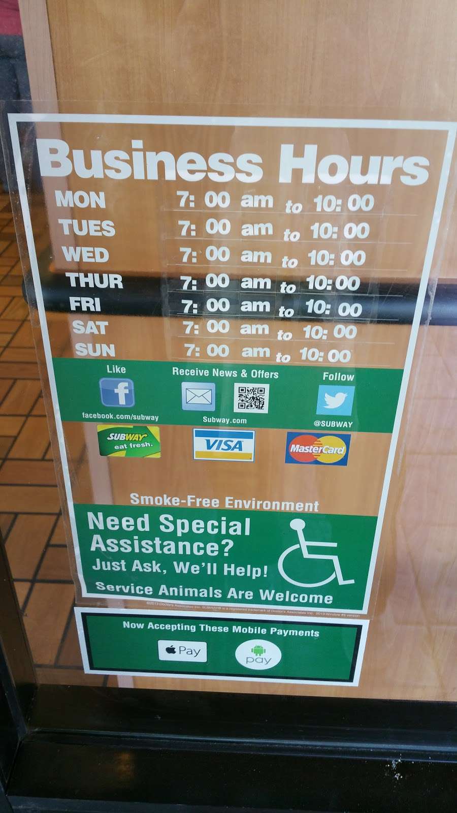 Subway | 4130 E Highland Ave, Highland, CA 92346, USA | Phone: (909) 425-2800