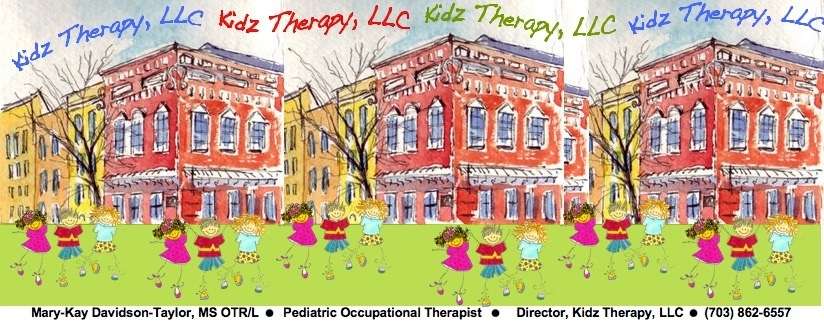 Mary-Katherine Davidson-Taylor, MSOTR/L KidzTherapy LLC | 3508 Fort Hill Drive, Alexandria, VA 22310, Alexandria, VA 22310 | Phone: (703) 862-6557