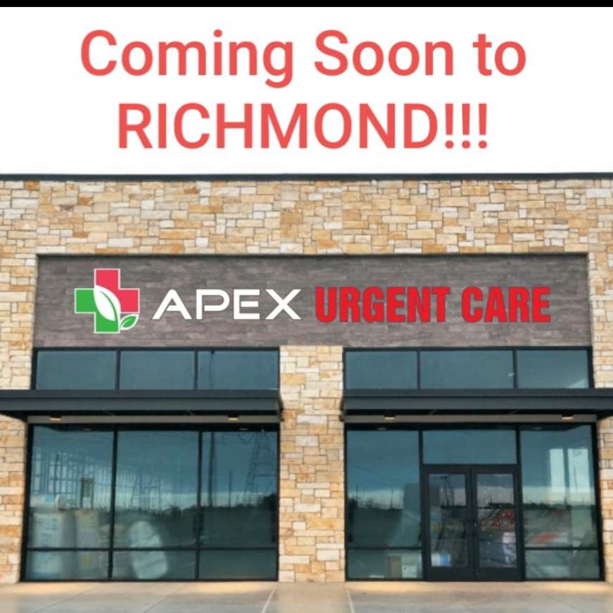 APEX Urgent Care Richmond | 4828 Waterview, Town Center Drive Suite 100, Richmond, TX 77407, USA | Phone: (832) 427-6015