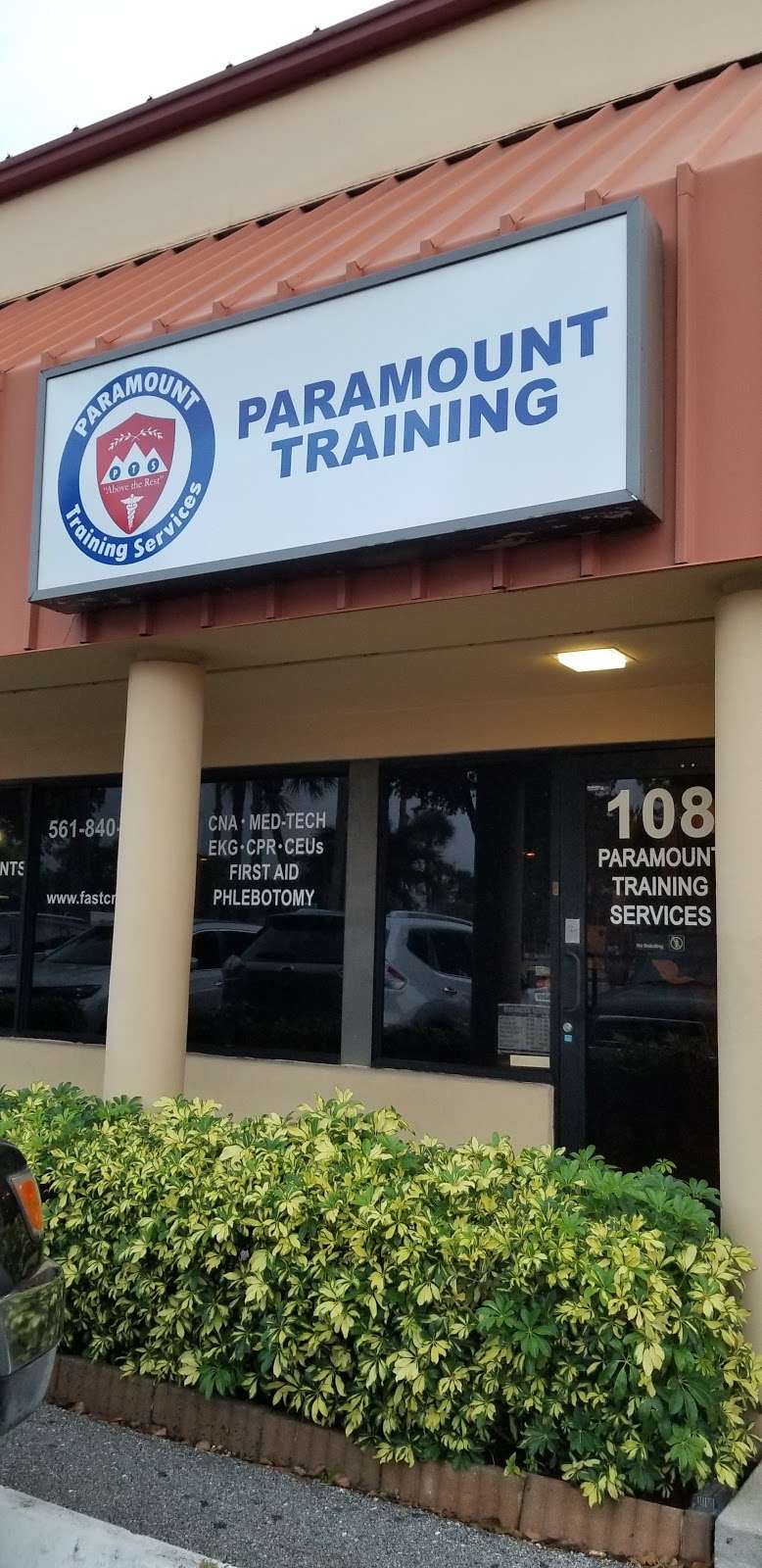 Paramount Training Services - West Palm Beach | 4152 W Blue Heron Blvd #108, West Palm Beach, FL 33404, USA | Phone: (561) 840-8804